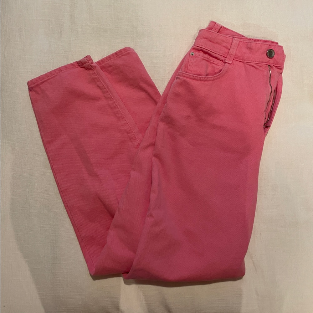 Zara pink jeans